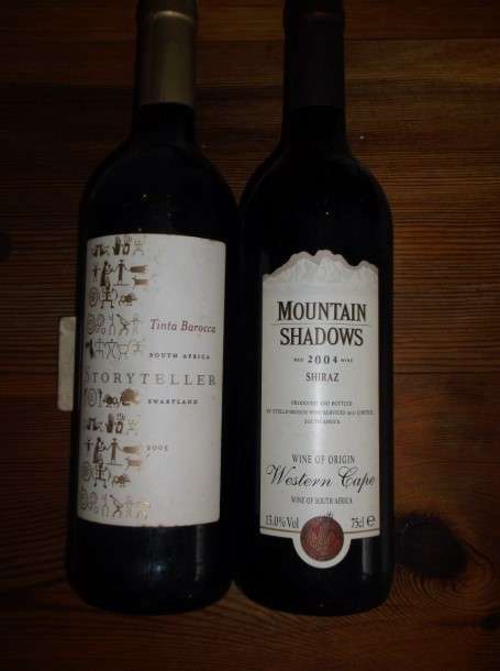 WINE : STORYTELLER 2005 TINTA BAROCCA & MOUNTAIN SHADOWS 2004 SHIRAZ